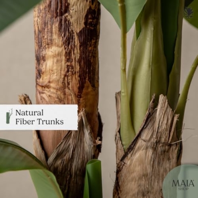 Product: Maia Shop 6ft Artificial Banana Tree Plant for House, Apartment or Office – Realistic Fake Indoor Plants for Living Room, Kitchen, Bedroom, Entryway or Bathroom – Faux Greenery for Home Décor