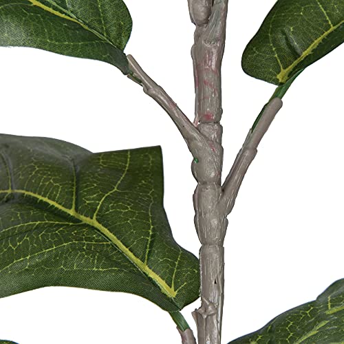 Silky Flower Store Faux Fiddle Leaf Fig Tree, 6ft Tall Green Silk Artificial Indoor Plant, 204 Large Leaves Multiple Stems, Home Office Decor 6ft 1 1 Product: Vickerman Everyday Faux Fiddle Leaf Fig Tree 6ft Tall Green Silk Artificial Indoor Fiddle Plant with 204 Large Fiddle Leaves and Multiple Stems Home Office Decor