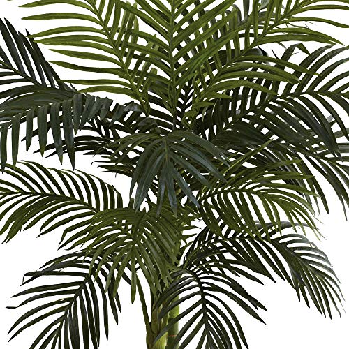Silky Flower Store Nearly Natural Golden Cane Palm Artificial Tree, Tropical Faux Plant, 4ft 3 3 Product: Nearly Natural 4ft Golden Cane Palm Artificial Tree