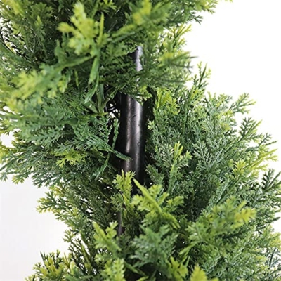 Product: ALL SEASON GREEN 47'' Artificial Outdoor Plants Boxwood Topiary Spiral Front Porch Decor Tree Potted