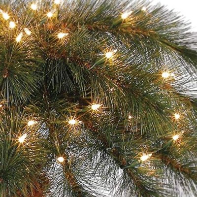 Silky Flower Store Pre Lit Artificial Tropical Palm Tree, White Lights, Double Tree Design, 60in x 26in 7 7 Product: Island Breeze Pre Lit Artificial Tropical Palm Tree with White Lights
