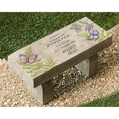Product: New Creative Those We Love Memorial Outdoor Garden Decor | Butterflies & Ferns | Furniture for Patio Porch Lawn Park Deck Gravesite | Loss of Loved One | Pet Dog Cat