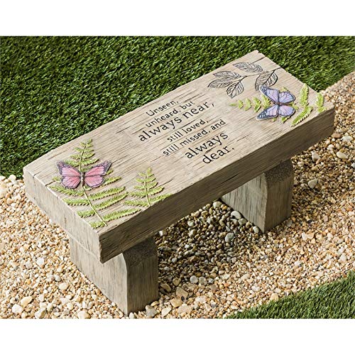 Product: New Creative Those We Love Memorial Outdoor Garden Decor | Butterflies & Ferns | Furniture for Patio Porch Lawn Park Deck Gravesite | Loss of Loved One | Pet Dog Cat