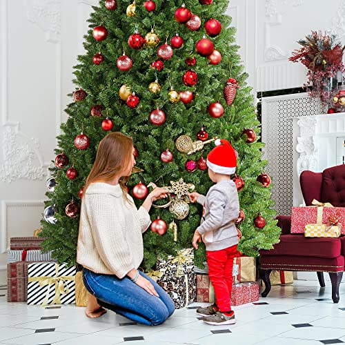 Silky Flower Store Artificial Douglas Fir Christmas Tree, 2326 Tips, Unlit Premium Full Tree, Foldable Stand, 7.5ft 1 1 Product: Yaheetech 7.5ft Premium Unlit Artificial Douglas Full Fir Christmas Tree with 2326 Branch Tips and Foldable Stand