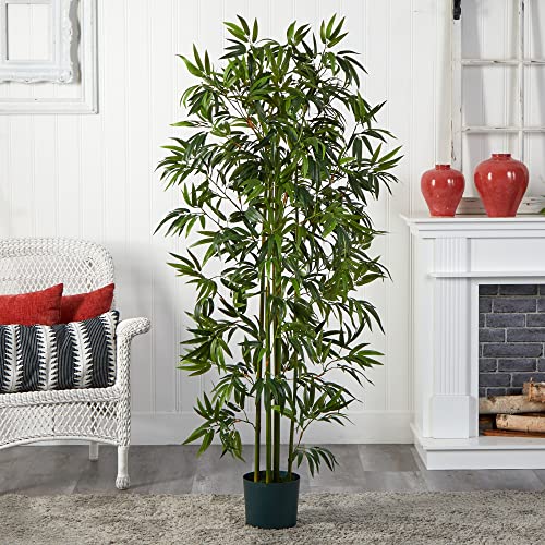 Product: Nearly Natural 5294 Bamboo Silk Tree, 6-Feet, Green, Artificial, Silk