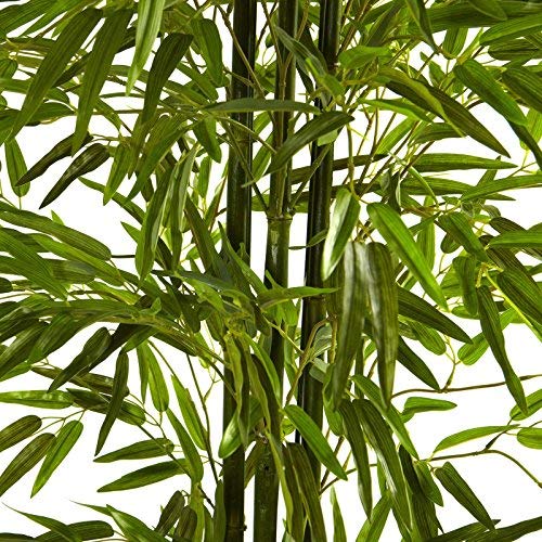 Product: Nearly Natural 4-ft Artificial Bamboo Tree, U/V Resistant for Outdoors, Fake Bamboo Plants with 4 Natural Trunks, 48-in Tall Faux Plants for Indoor/Outdoor Home Decor with 520 Realistic Fake Leaves