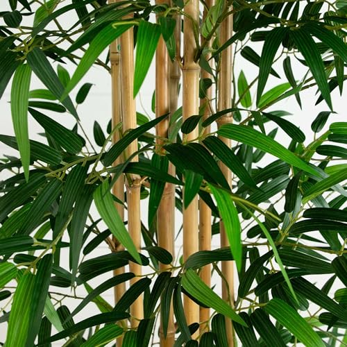 Product: Nearly Natural 10ft. Artificial Bamboo Tree with Real Bamboo Trunks