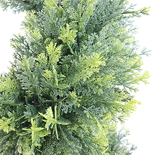Product: ALL SEASON GREEN 47'' Artificial Outdoor Plants Boxwood Topiary Spiral Front Porch Decor Tree Potted