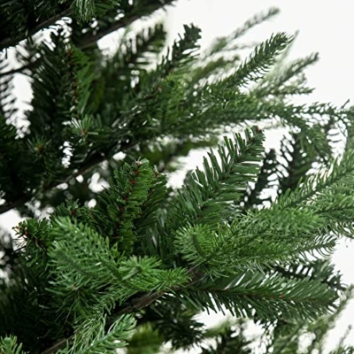 Silky Flower Store HOMCOM Artificial Christmas Tree, 9 Foot Pine Hinged Tree, 1939 Branches, Steel Base, Auto Open, Green 9ft 17 17 Product: HOMCOM 9 Foot Artificial Christmas Tree, Pine Hinged Xmas Tree with 1939 Realistic Branches, Steel Base, Auto Open, Green