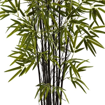 Product: Nearly Natural 5417 Black Bamboo Tree, 4-Feet, Green, 9" x 9" x 55"