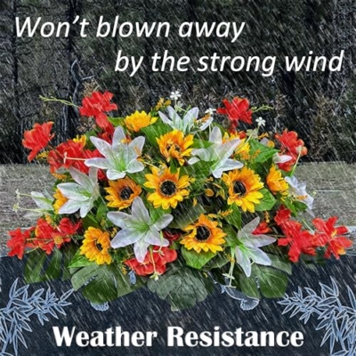 Product: ALL SPECIAL Headstone Flowers Saddle - Durable Christmas Grave Decorations for Cemetery & Tombstone Floral Arrangements