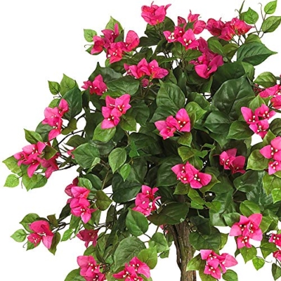 Product: Nearly Natural 5228 Mini Bougainvillea Topiary Beauty, 5-Feet,9" x 9" x 62.5" , Green