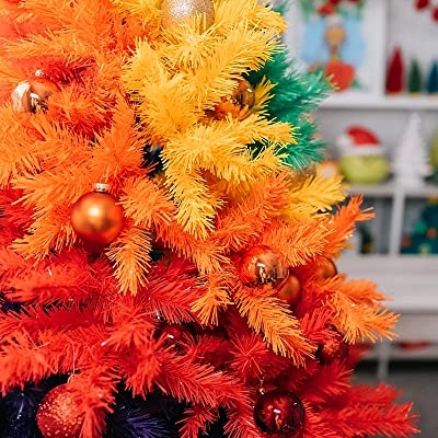 Product: Treetopia The Original Rainbow Artificial Christmas Tree 7ft Unlit