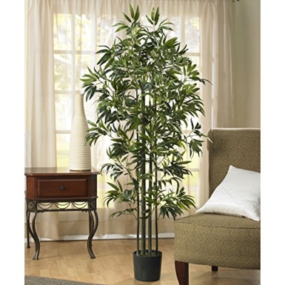 Product: Nearly Natural 5294 Bamboo Silk Tree, 6-Feet, Green, Artificial, Silk