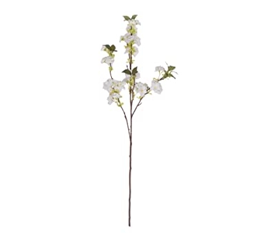 Product: White Cherry Blossom Stems – Pack of 3 – by Alice Lane Home Collection – Luxurious Vibrant Flowers – Faux Stems – Wedding, Home Décor