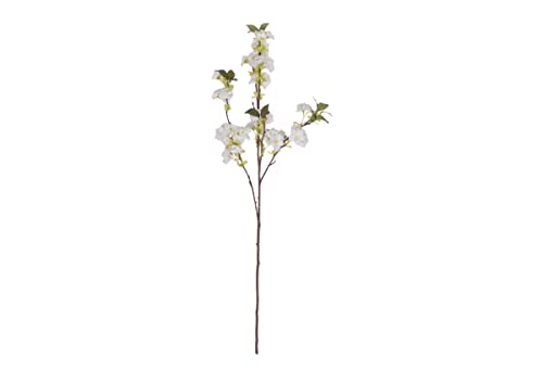 White Cherry Blossom Stems – Pack of 3 – by Alice Lane Home Collection – Luxurious Vibrant Flowers – Faux Stems – Wedding, Home Décor - Artificial Flower Arrangements Product: White Cherry Blossom Stems – Pack of 3 – by Alice Lane Home Collection – Luxurious Vibrant Flowers – Faux Stems – Wedding, Home Décor