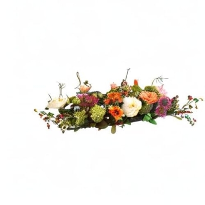 Silky Flower Store Mixed Mini Peony Silk Flower Centerpiece, Artificial Floral Arrangement, Rustic Twig Base, 34W x 10D x 6.5H 13 13 Product: Nearly Natural 4665 Mixed Mini Peony Centerpiece Silk Flower Arrangement,10"D x 34"W x 6.5"H