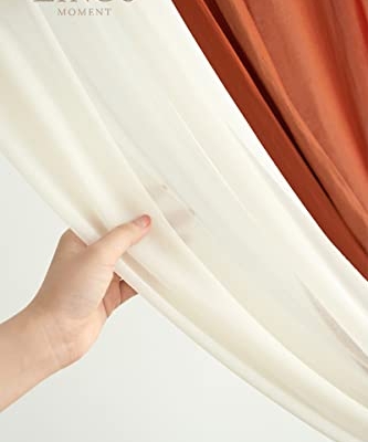 Silky Flower Store Fall Artificial Wedding Arch Flowers Kit, Hanging Flower Arrangement Drapes, Terracotta Orange Autumn Decor, 5ft x 6ft 5in 12 12 Product: Ling's Moment Fall Artificial Wedding Arch Flowers Kit Pack of 4, 2pcs Hanging Flower Arrangement 2pcs Drapes Ceremony Rose Arbor Backdrop Brunt Orange Terracotta Floral Party Autumn Outdoor Decor