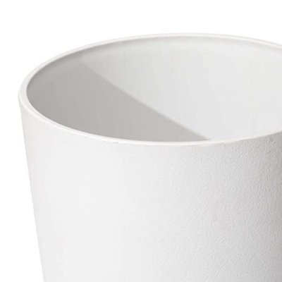 Product: LA Jolie Muse 20 inch Round Tall Planter,Indoor/Outdoor White Planter with Drainage Holes and Trays,Modern Large Flower Pot for Front Door,Balcony and Garden Patio Deck,Pack 1