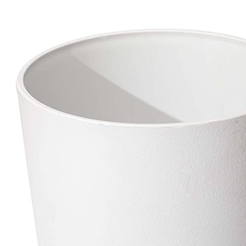 Product: LA Jolie Muse 20 inch Round Tall Planter,Indoor/Outdoor White Planter with Drainage Holes and Trays,Modern Large Flower Pot for Front Door,Balcony and Garden Patio Deck,Pack 1