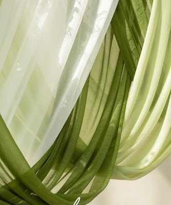 Silky Flower Store Wedding Arch Flowers with Sheer Drapes Kit, Artificial White Green Floral Arrangements, 5 Piece Set, 32.5cm 11 11 Product: Ling's Moment Deluxe Wedding Arch Flowers with Sheer Drapes Kit - Artificial White and Green Floral Arrangements for Ceremony Backdrop, Arbor Decor, 5-Piece Set (2 Flower Stems + 3 Hanging Drapes)