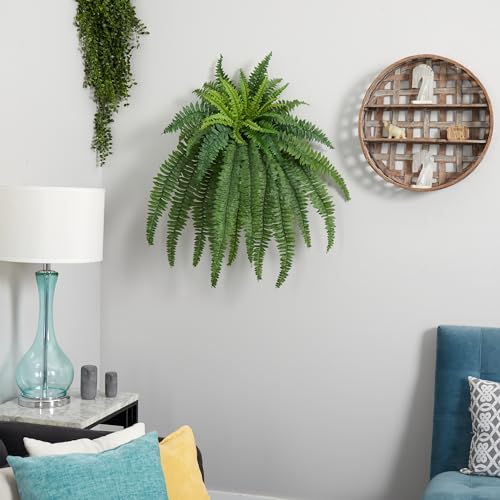Product: Nearly Natural 35” Boston Fern Artificial (Set of 2) Silk Plants Green