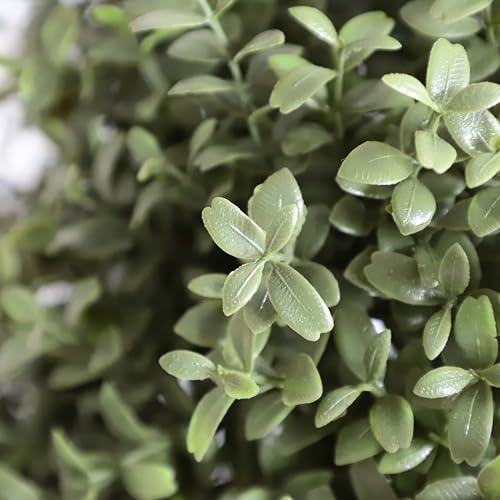 Product: momoplant Artificial Topiary Boxwood Tree 35Inch - 3 ' -2 Pack Faux Shrub Fake Trees Home Decor for Indoor/OutdoorArtificial Greenery Set