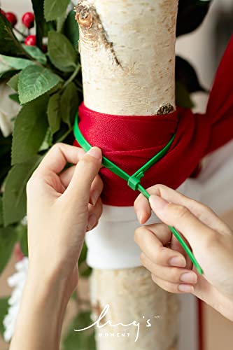 Silky Flower Store Christmas Artificial Wedding Arch Flowers Kit, Hanging Floral Swags, Chiffon Drapes, Ceremony Backdrop, 5ft W x 6.5ft H Arch 4 4 Product: Ling's Moment Christmas Artificial Wedding Arch Flowers Kit Pack of 4, 2pcs Hanging Flower Arrangement 2pcs Chiffon Drapes Ceremony Reception Fake Rose Arbor Backdrop Floral Party Outdoor Decorations