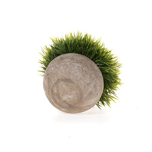 Silky Flower Store Artificial Plant Grey Pot, Fake Green Topiary Shrubs Set of 3, Indoor Outdoor Decor, 12.5cm 7 7 Product: T4U Mini Artificial Plants in Grey Pot, Plastic Fake Green Topiary Shrubs for Home Office Wedding Decoration Set of 3