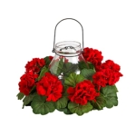 Product: Nearly Natural 16in. Artificial Geranium Candelabrum