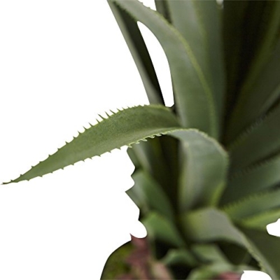 Silky Flower Store Artificial Agave Plant, Nearly Natural Spiked Green Faux Decor, 4' 11 11 Product: Nearly Natural 4' Spiked Agave Plant, Green