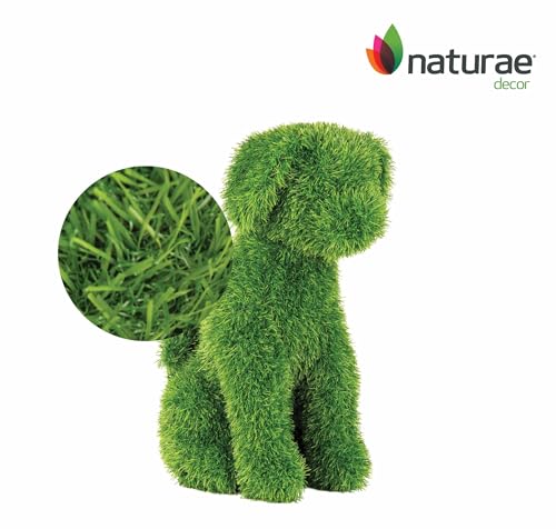 Product: Naturae Decor Artificial Topiary - Artificial Grass Garden Plush Topiary (Sitting Dog)