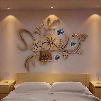 Product: ALYCASO 3 PCS/Set Peony Ceramic Magnolia Flower Wall Decor 3D Flower Art for Living Room Home Hallway Bedroom Kitchen Farmhouse Bathroom Dining Room, Grey(4.72 in*1, 3.54 in*2)