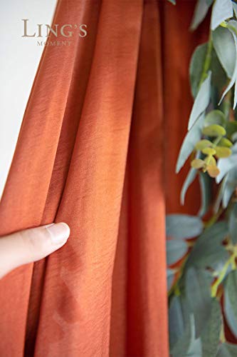 Silky Flower Store Fall Wedding Arch Flowers Kit, Hanging Floral Backdrop, Terracotta Orange Drapes, Faux Rose Ceremony Decor, 4 Pack, 2pcs 32.5cm 4 4 Product: Ling's Moment Fall Hanging Wedding Arch Flowers Kit (Pack of 4) 2pcs Arbor Artificial Flower Arrangement, 2 Drapes, Ceremony Rose Backdrop, Brunt Orange Terracotta Floral Party Autumn Outdoor Decor