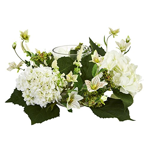 Product: Nearly Natural Hydrangea Artificial Arrangement Candelabrum