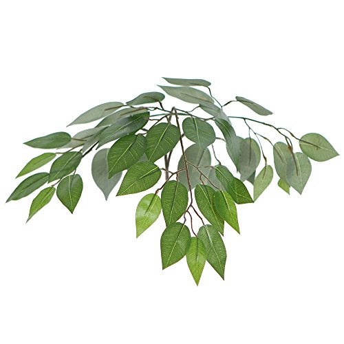 Product: Vickerman 4' Artificial Ficus Bush - 4-Foot Tall Fake Ficus Bush in Black Plastic Pot - Realistic Floor Plant with Detailed Leaves - Perfect Fake Tree for Greenery Decor