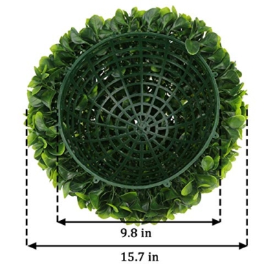Product: Sunnyglade 2 PCS 15.7 inch 3 Layers Artificial Plant Topiary Ball Faux Boxwood Decorative Balls for Backyard, Balcony,Garden, Wedding and Home Décor