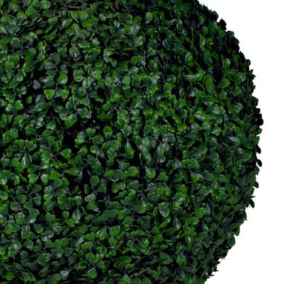Silky Flower Store Artificial Boxwood Ball Tree, UV Resistant Outdoor Topiary Plant, Lifelike Patio Porch Decor, 4 ft 8 8 Product: Bornbridge 4' Boxwood Ball Tree - Lifelike Artificial Outdoor Plant, UV Resistant, No Water Required, Can Be Planted in Ground or Used as Patio Decor