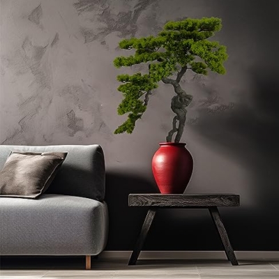 Product: AfanD 3.5ft（43in） Artificial Bonsai Tree Juniper Faux Plants Indoor Big Fake Plants Decor with Ceramic Pots for Home Table Office Desk Bathroom Shelf Bedroom Living Room Farmhouse Decorations