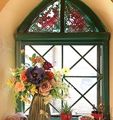 Silky Flower Store Artificial Faux Flowers in Vase, Silk Floral Centerpiece, Table Decor for Dining Room Home Decor, Spring Gift, 32.5cm 14 14 Product: WAKISAKI Artificial Faux Flowers in Vase, Silk Flower Arrangement Artificial Floral Centerpiece, Table Centerpieces for Dining Room Home Decor Valentine's Day Gift (Spring)