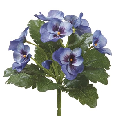 Product: 8" Pansy Bush Blue (Pack of 12)