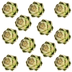 Product: Timgle 12 Pcs Green Artificial Artichokes Fake Vegetables and Fruits for Summer Kitchen Wedding Bowl and Vase Decorations (Large)