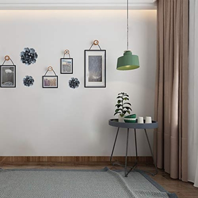 Product: ALYCASO 3 PCS/Set Peony Ceramic Magnolia Flower Wall Decor 3D Flower Art for Living Room Home Hallway Bedroom Kitchen Farmhouse Bathroom Dining Room, Grey(4.72 in*1, 3.54 in*2)