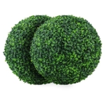 Product: Sunnyglade 2 PCS 15.7 inch 4 Layers Artificial Plant Topiary Ball Faux Boxwood Decorative Balls for Backyard, Balcony,Garden, Wedding and Home Décor (15.7 inch)