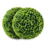 Product: Sunnyglade 2 PCS 15.7 inch 3 Layers Artificial Plant Topiary Ball Faux Boxwood Decorative Balls for Backyard, Balcony,Garden, Wedding and Home Décor