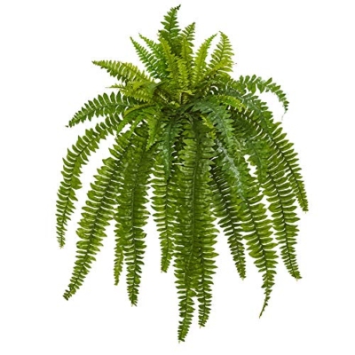 Product: Nearly Natural 35” Boston Fern Artificial (Set of 2) Silk Plants Green