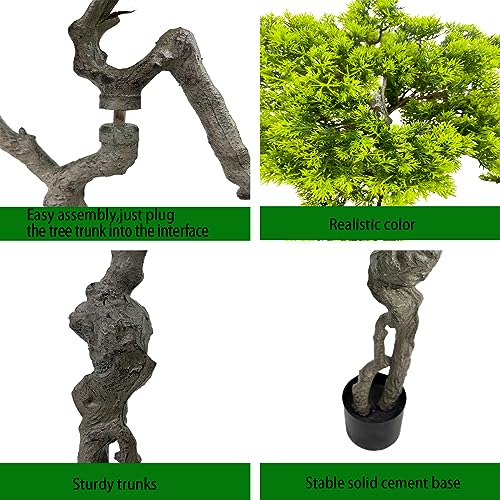 Product: AfanD 3.5ft（43in） Artificial Bonsai Tree Juniper Faux Plants Indoor Big Fake Plants Decor with Ceramic Pots for Home Table Office Desk Bathroom Shelf Bedroom Living Room Farmhouse Decorations