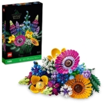Product: LEGO Botanicals Artificial Wildflower Bouquet - Fake Indoor Flowers Building Set for Home, Kitchen, Desk Decoration, Adults Ages 18+ - Gift for Graduation - 10313