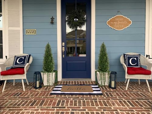 Product: Aveyas 4ft Artificial Cedar Topiary Trees for Outdoor Front Porch Door, 4 Feet Faux Potted Plants Evergreen Fake Pine Cypress Tree for Outside Home Decor (4 ft Tall) - Set of 2 Pack