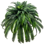 Product: 128 Stems Faux Boston Fern - 62” Artificial Plants for Indoor & Outdoor Decoration